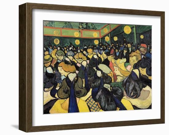 The Dance Hall at Arles, c.1888-Vincent van Gogh-Framed Giclee Print