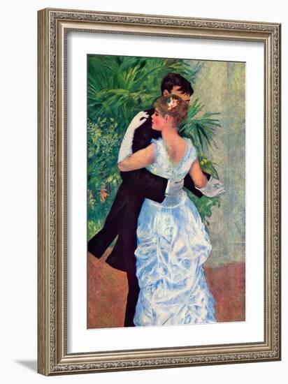 The Dance in the City-Pierre-Auguste Renoir-Framed Art Print