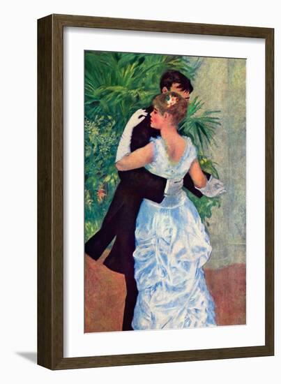 The Dance in the City-Pierre-Auguste Renoir-Framed Art Print
