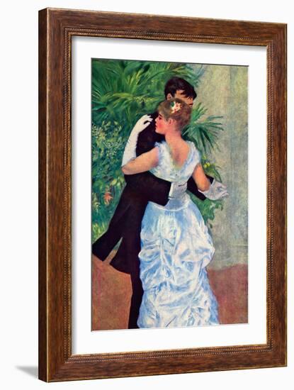 The Dance in the City-Pierre-Auguste Renoir-Framed Art Print