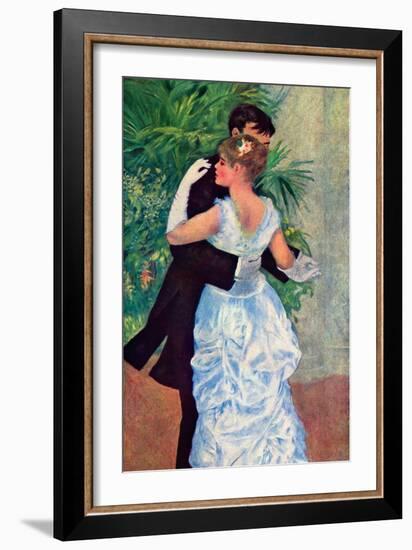 The Dance in the City-Pierre-Auguste Renoir-Framed Art Print