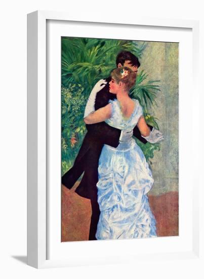 The Dance in the City-Pierre-Auguste Renoir-Framed Art Print