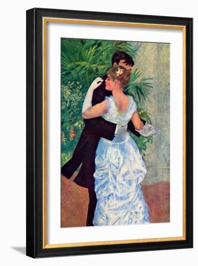 The Dance in the City-Pierre-Auguste Renoir-Framed Art Print