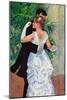 The Dance In The City-Pierre-Auguste Renoir-Mounted Art Print