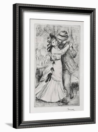 The Dance in the Country-Pierre-Auguste Renoir-Framed Giclee Print