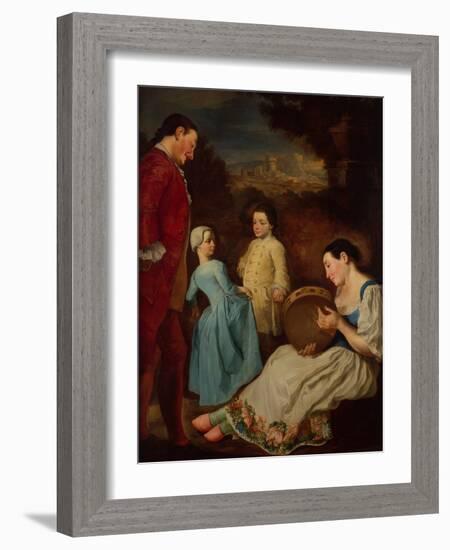 The Dance Lesson by Gaspare Traversi-Gaspare Traversi-Framed Giclee Print