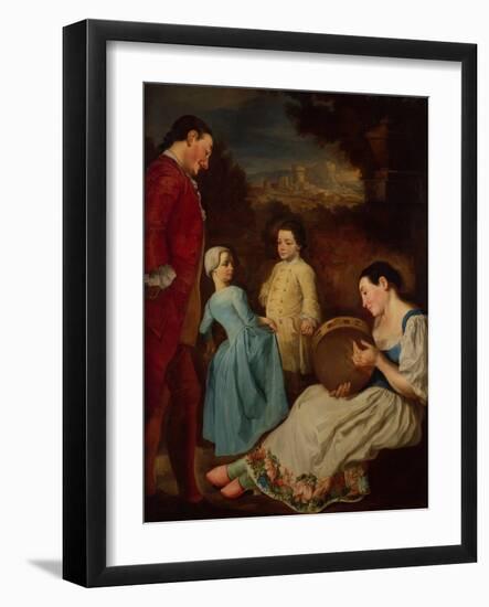 The Dance Lesson by Gaspare Traversi-Gaspare Traversi-Framed Giclee Print