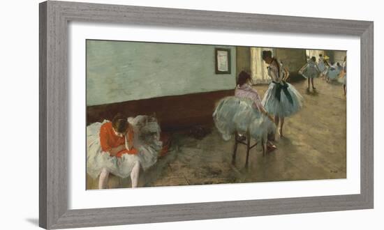 The Dance Lesson, c. 1879-Edgar Degas-Framed Giclee Print