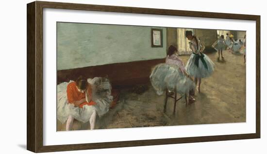 The Dance Lesson, c. 1879-Edgar Degas-Framed Giclee Print