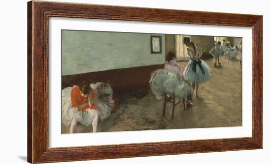 The Dance Lesson, c. 1879-Edgar Degas-Framed Giclee Print