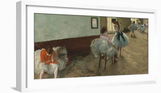 The Dance Lesson, c. 1879-Edgar Degas-Framed Giclee Print