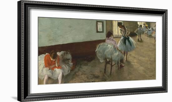 The Dance Lesson, c. 1879-Edgar Degas-Framed Giclee Print