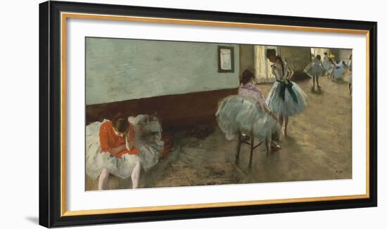 The Dance Lesson, c. 1879-Edgar Degas-Framed Giclee Print