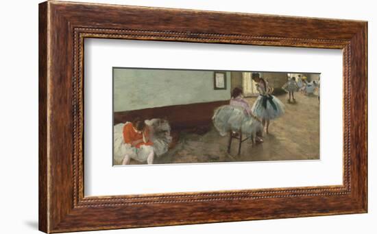 The Dance Lesson, c. 1879-Edgar Degas-Framed Art Print