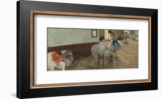 The Dance Lesson, c. 1879-Edgar Degas-Framed Art Print