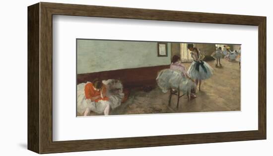 The Dance Lesson, c. 1879-Edgar Degas-Framed Art Print