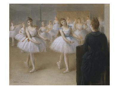 The Dance Lesson Giclee Print Pierre Carrier Belleuse Art Com
