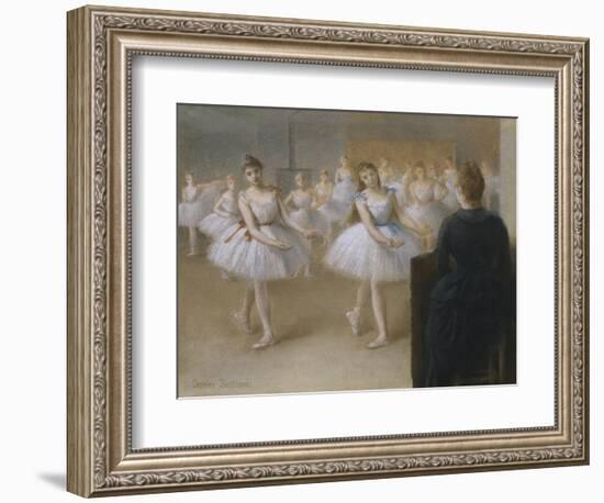 The Dance Lesson-Pierre Carrier-belleuse-Framed Giclee Print