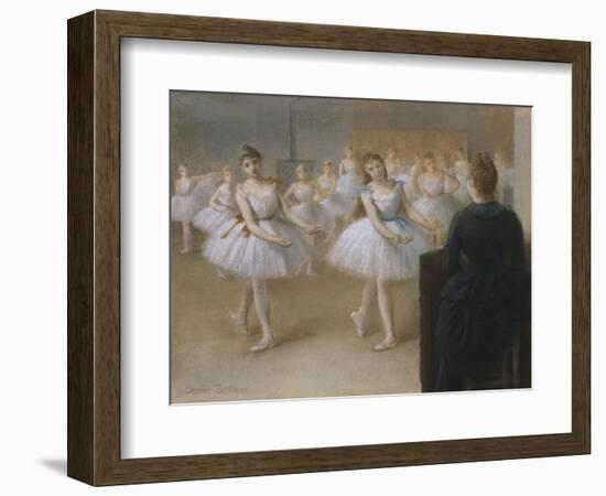 The Dance Lesson-Pierre Carrier-belleuse-Framed Giclee Print