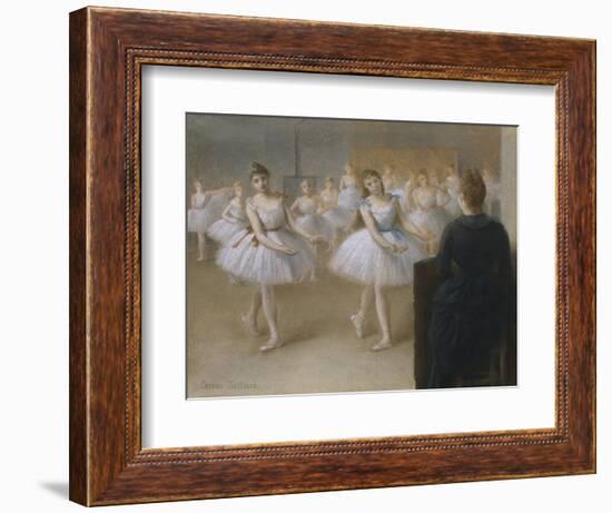 The Dance Lesson-Pierre Carrier-belleuse-Framed Giclee Print