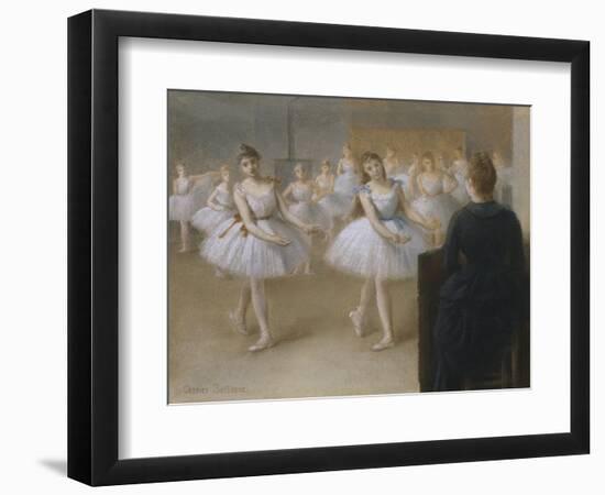 The Dance Lesson-Pierre Carrier-belleuse-Framed Giclee Print