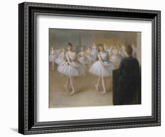 The Dance Lesson-Pierre Carrier-belleuse-Framed Giclee Print