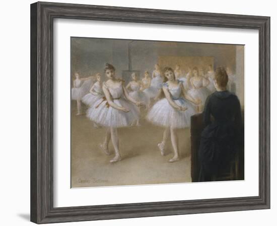 The Dance Lesson-Pierre Carrier-belleuse-Framed Giclee Print