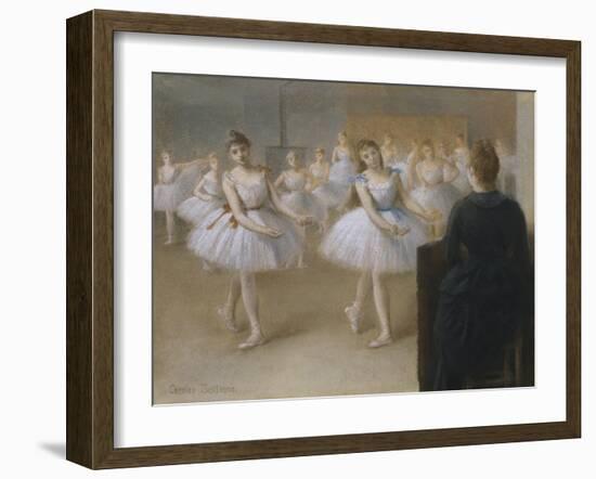 The Dance Lesson-Pierre Carrier-belleuse-Framed Giclee Print