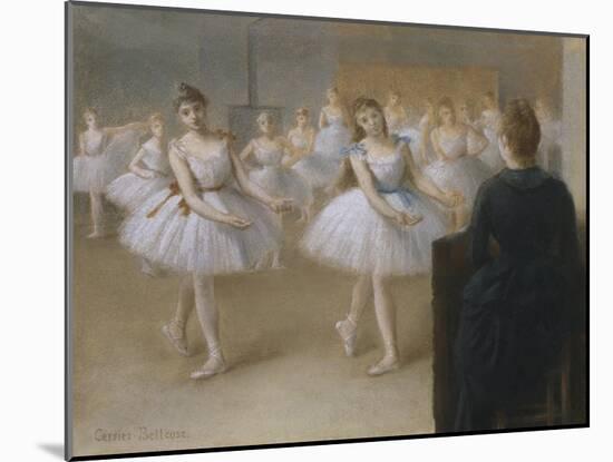 The Dance Lesson-Pierre Carrier-belleuse-Mounted Giclee Print