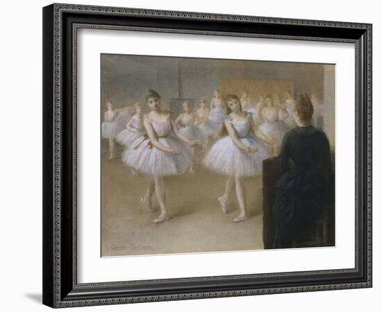 The Dance Lesson-Pierre Carrier-belleuse-Framed Giclee Print