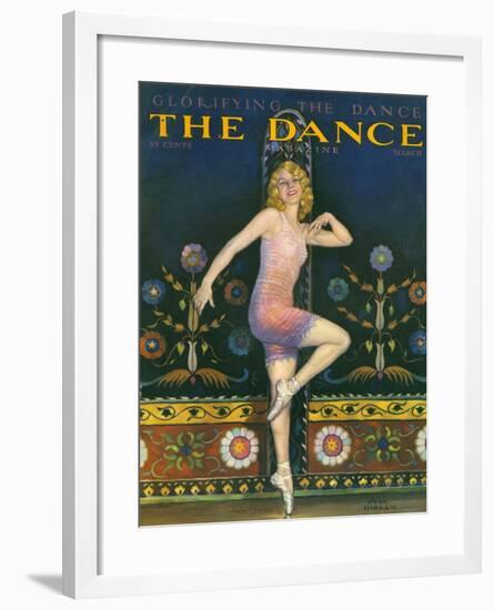 The Dance Magazine, Ballet Magazine, USA, 1930-null-Framed Giclee Print