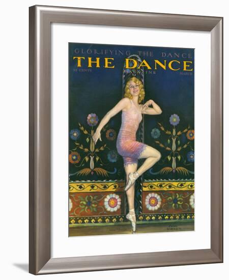 The Dance Magazine, Ballet Magazine, USA, 1930-null-Framed Giclee Print