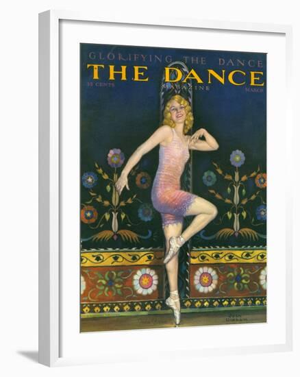 The Dance Magazine, Ballet Magazine, USA, 1930-null-Framed Giclee Print