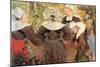 The Dance of 4 Women of Breton-Paul Gauguin-Mounted Art Print