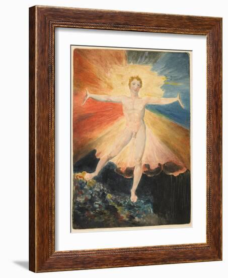 The Dance of Albion-William Blake-Framed Art Print