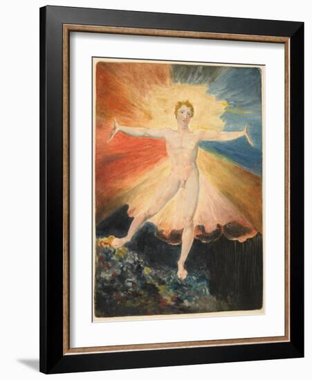 The Dance of Albion-William Blake-Framed Art Print