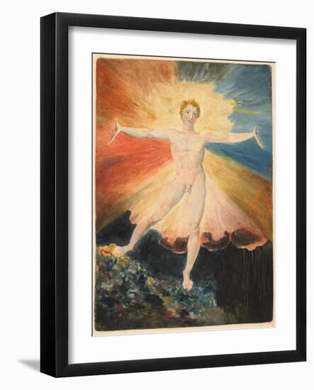 The Dance of Albion-William Blake-Framed Art Print