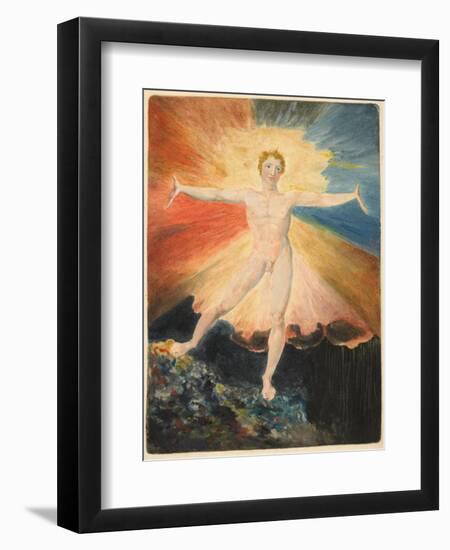 The Dance of Albion-William Blake-Framed Art Print