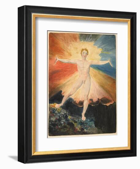 The Dance of Albion-William Blake-Framed Art Print