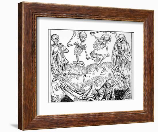 The Dance of Death, Allegorical Artwork-Science Photo Library-Framed Photographic Print