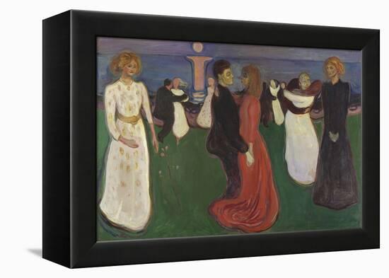 The Dance Of Life-Edvard Munch-Framed Stretched Canvas