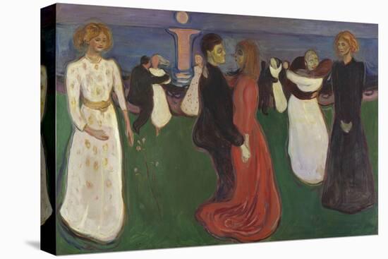 The Dance Of Life-Edvard Munch-Framed Stretched Canvas