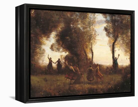 The Dance of the Nymphs-Jean-Baptiste-Camille Corot-Framed Premier Image Canvas