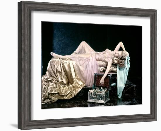 The Dance of the Seven Veils by William Dieterle with Rita Hayworth 1953-null-Framed Photo