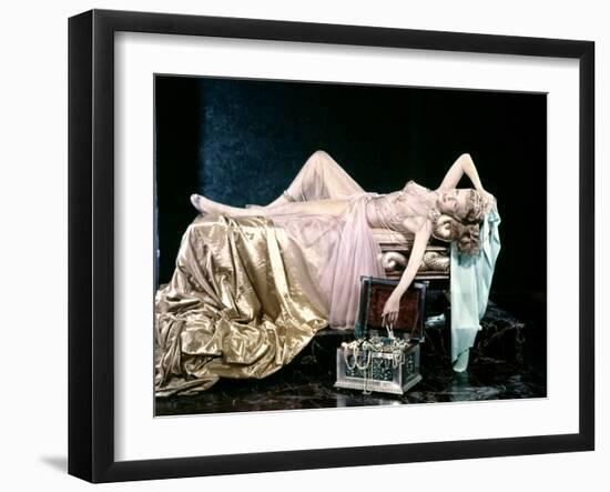 The Dance of the Seven Veils by William Dieterle with Rita Hayworth 1953-null-Framed Photo