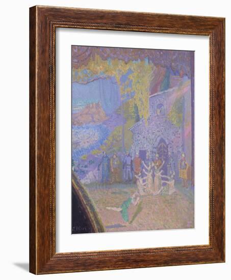 The Dance of the Spirit of Ireland, the Alhambra Music Hall-Spencer Frederick Gore-Framed Giclee Print