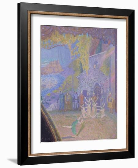 The Dance of the Spirit of Ireland, the Alhambra Music Hall-Spencer Frederick Gore-Framed Giclee Print