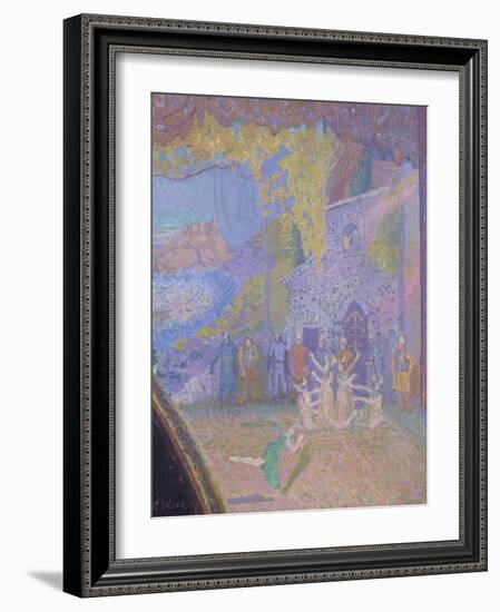 The Dance of the Spirit of Ireland, the Alhambra Music Hall-Spencer Frederick Gore-Framed Giclee Print