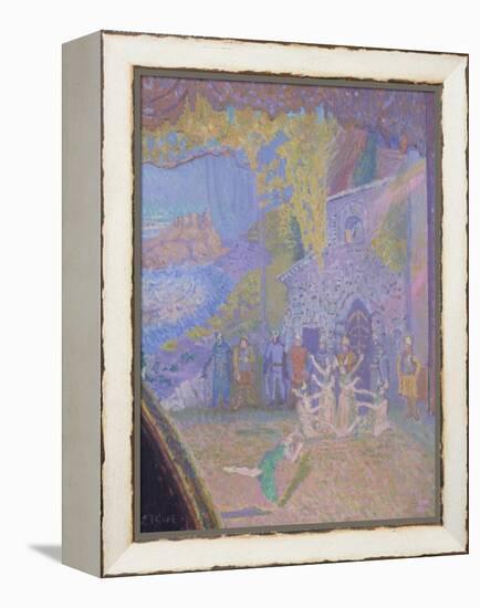 The Dance of the Spirit of Ireland, the Alhambra Music Hall-Spencer Frederick Gore-Framed Premier Image Canvas