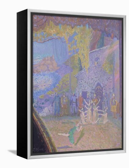 The Dance of the Spirit of Ireland, the Alhambra Music Hall-Spencer Frederick Gore-Framed Premier Image Canvas